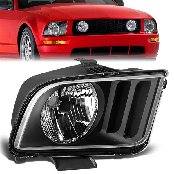 Factory Style Headlight (Right) <br>05-09 Ford Mustang