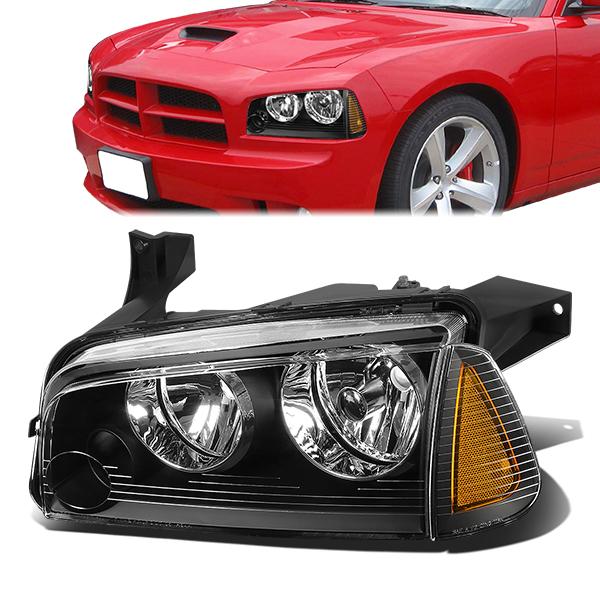 Factory Style Headlight (Left) <br>06-10 Dodge Charger