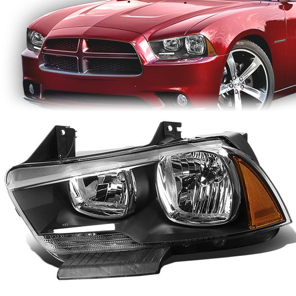 Factory Style Headlight (Left) <br>11-14 Dodge Charge