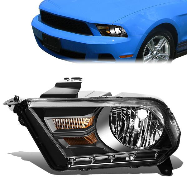 Factory Style Headlight (Left) <br>10-14 Ford Mustang