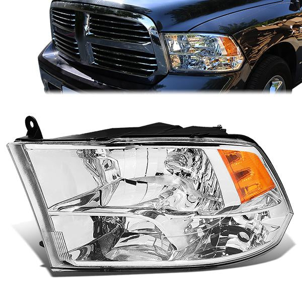 Factory Style Headlight (Left) <br>2009 Dodge Ram 1500, 10-18 Ram 1500 - 5500