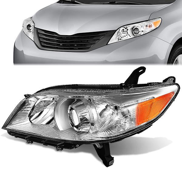 Factory Style Projector Headlight (Left) <br>11-20 Toyota Sienna