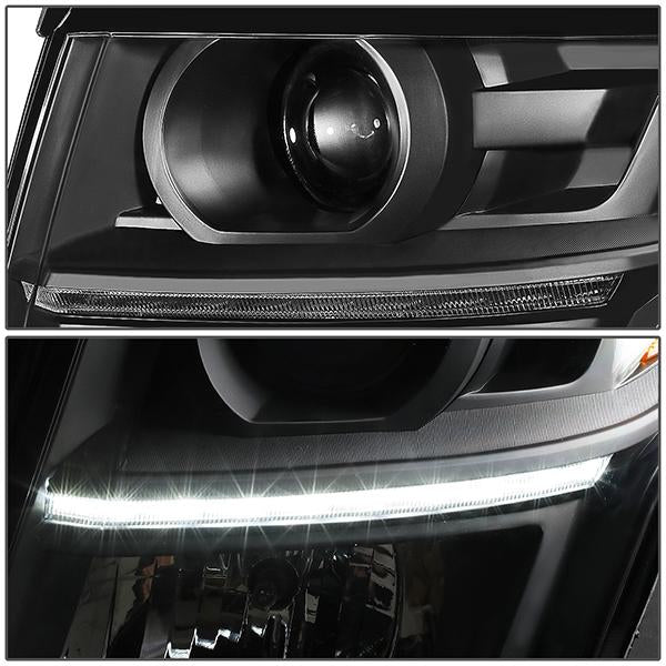 LED DRL Projector Headlight (Left) <br>15-20 Chevy Tahoe, Suburban, 16-19 Suburban 3500HD