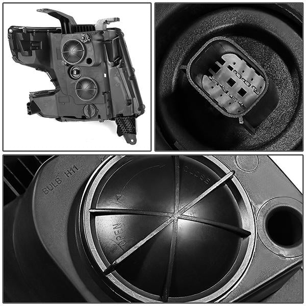 LED DRL Projector Headlight (Left) <br>15-20 Chevy Tahoe, Suburban, 16-19 Suburban 3500HD