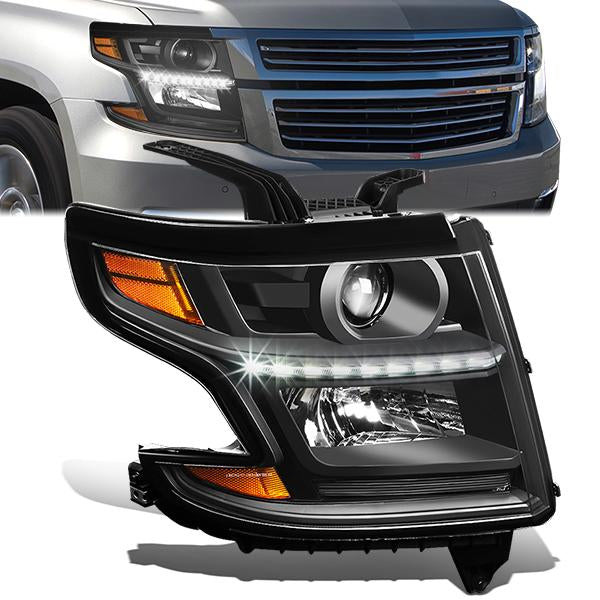 LED DRL Projector Headlight (Right) <br>15-20 Chevy Tahoe, Suburban, 16-19 Suburban 3500HD