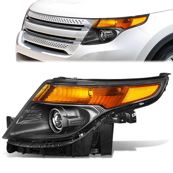 Factory Style Projector Headlight (Left) <br>11-15 Ford Explorer