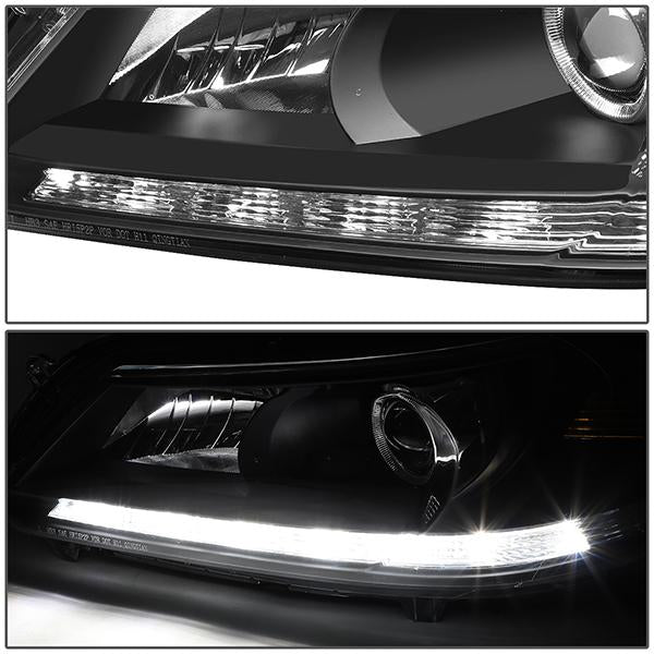 LED DRL Projector Headlight (Left) <br>13-15 Honda Accord