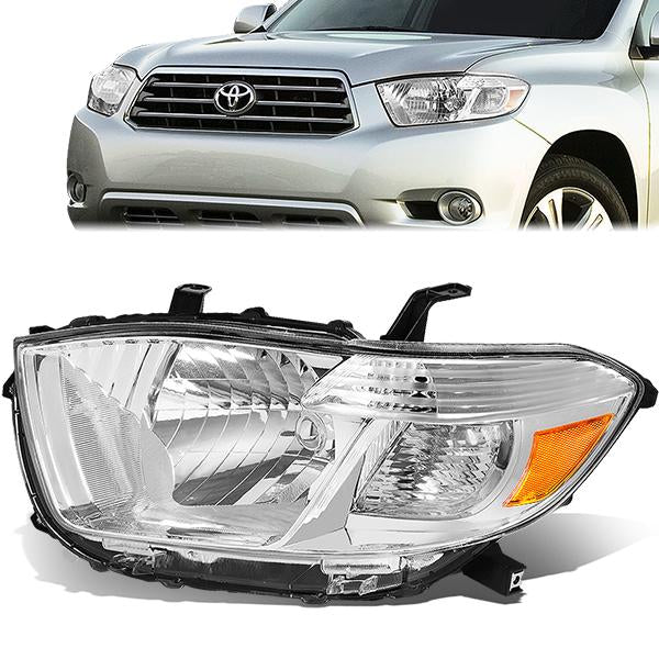 Factory Style Headlight (Left) <br>08-10 Toyota Highlander