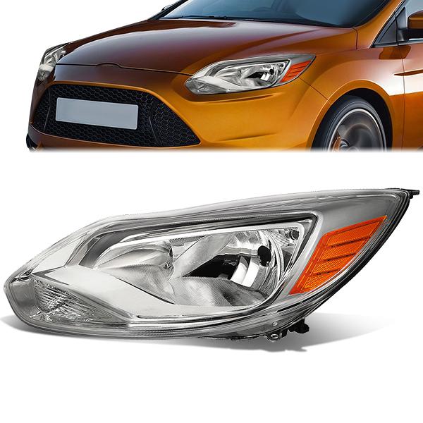 Factory Style Headlight (Left) <br>12-14 Ford Focus