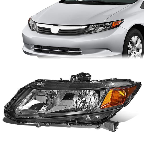 Factory Style Headlight (Left) <br>12-15 Honda Civic