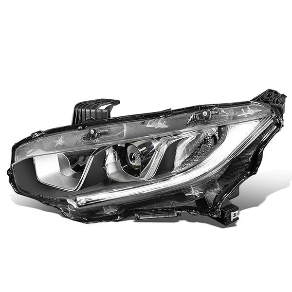 Factory Style Projector Headlight (Left) <br>16-20 Honda Civic