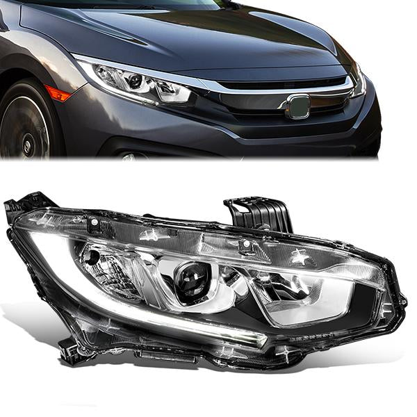 Factory Style Projector Headlight (Right) <br>16-20 Honda Civic