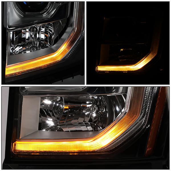 LED DRL Projector Headlight (Left) <br>15-20 GMC Yukon, XL