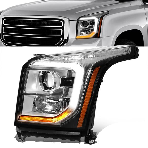 LED DRL Projector Headlight (Left) <br>15-20 GMC Yukon, XL