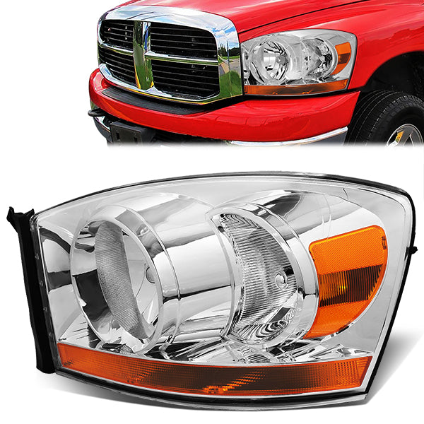 Factory Style Headlight (Left) <br>07-09 Dodge Ram 1500-5500, Ram 3500-5500