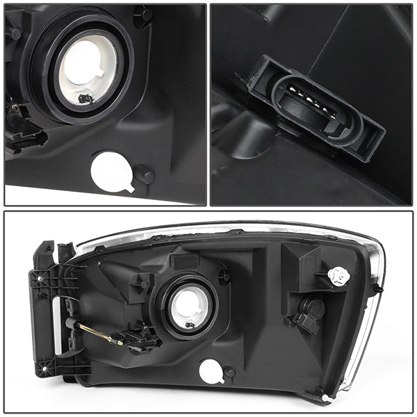 Factory Style Headlight (Right) <br>07-09 Dodge Ram 1500-5500, Ram 3500-5500