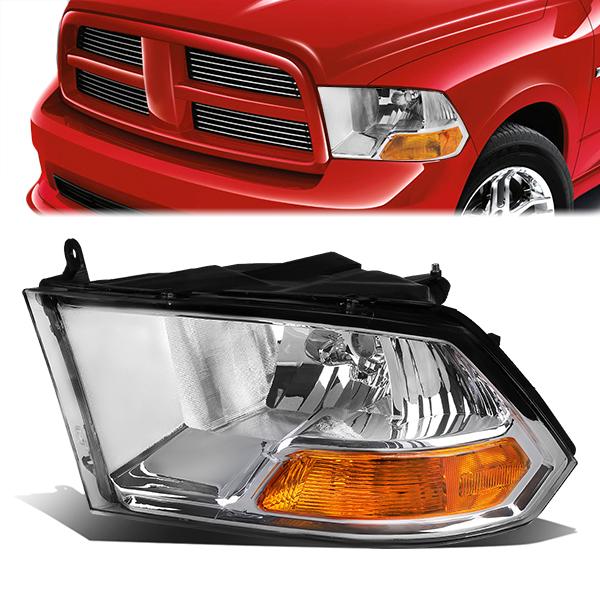 Factory Style Headlight (Left) <br>2009 Dodge Ram 1500, 10-17 Ram 1500-5500