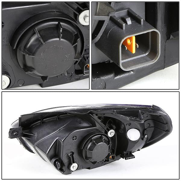 Factory Style Headlight (Left) <br>06-11 Hyundai Accent