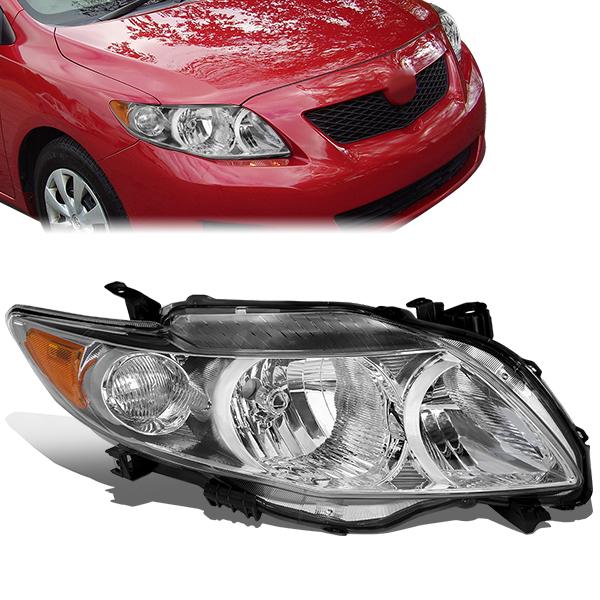 Factory Style Headlight (Right) <br>09-10 Toyota Corolla