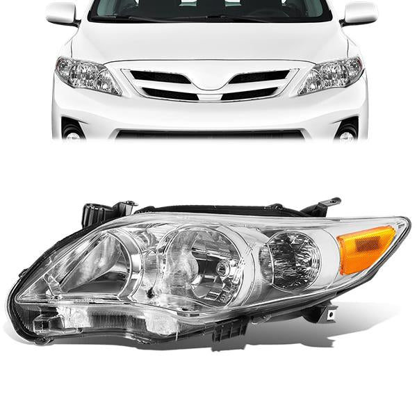 Factory Style Headlight (Left) <br>11-13 Toyota Corolla Sedan