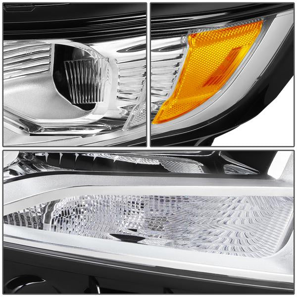 Factory Style Projector Headlight (Left) <br>15-18 Ford Edge