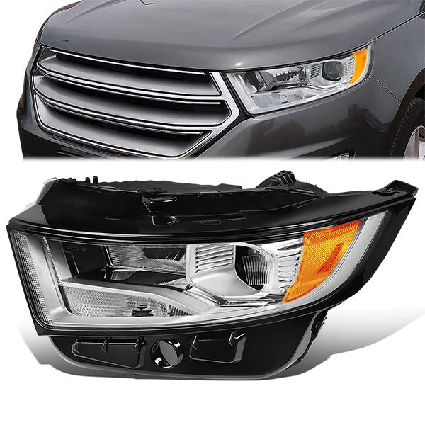 Factory Style Projector Headlight (Left) <br>15-18 Ford Edge