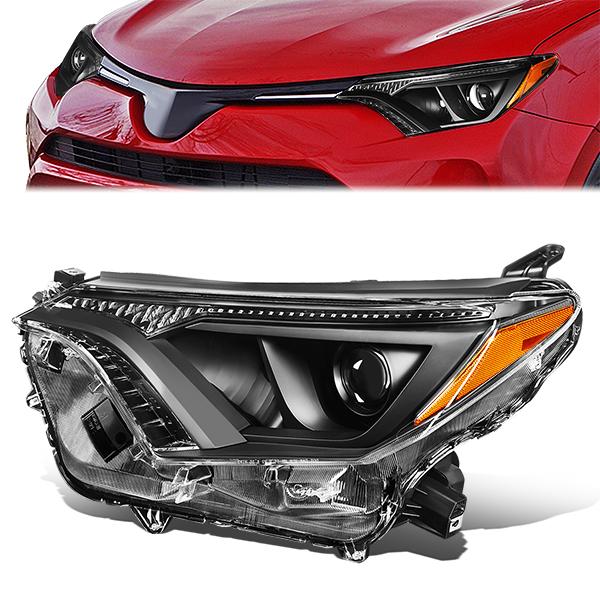 Factory Style Projector Headlight (Left) <br>16-18 Toyota RAV4