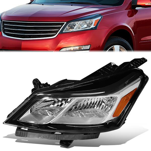 Factory Style Headlight (Left) <br>13-17 Chevy Traverse