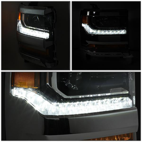 LED DRL Projector Headlight (Right) <br>16-19 Chevy Silverado / GMC Sierra 1500