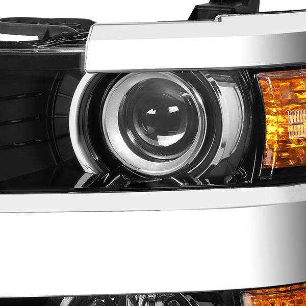 Factory Style Projector Headlight (Left) <br>15-19 Chevy Silverado 2500 / 3500 HD