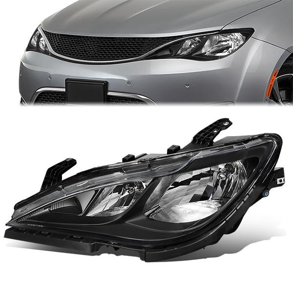 Factory Style Headlight (Left) <br>17-19 Chrysler Pacifica