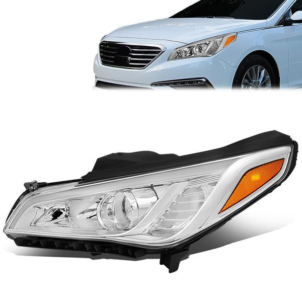 Factory Style Projector Headlight (Left) <br>15-17 Hyundai Sonata