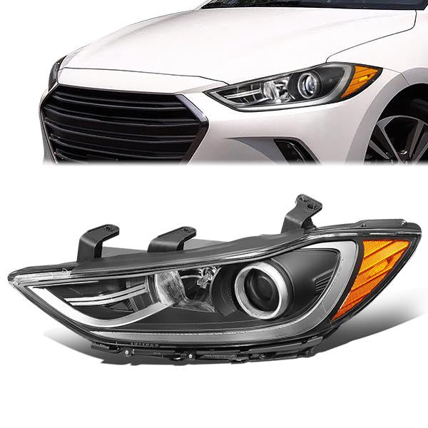 Factory Style Projector Headlight (Left) <br>17-18 Hyundai Elantra Sedan