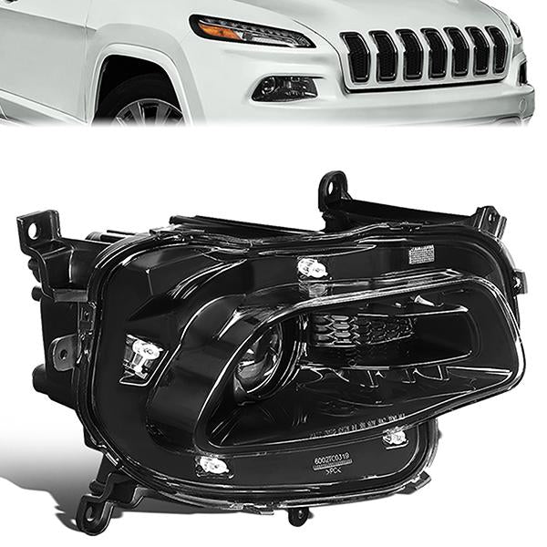 Factory Style Projector Headlight (Right) <br>14-18 Jeep Cherokee