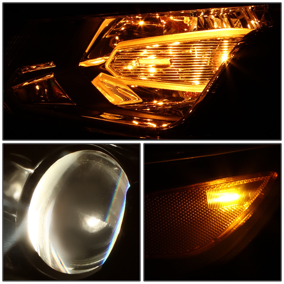 Factory Style Projector Headlight (Left) <br>16-18 Chevy Malibu