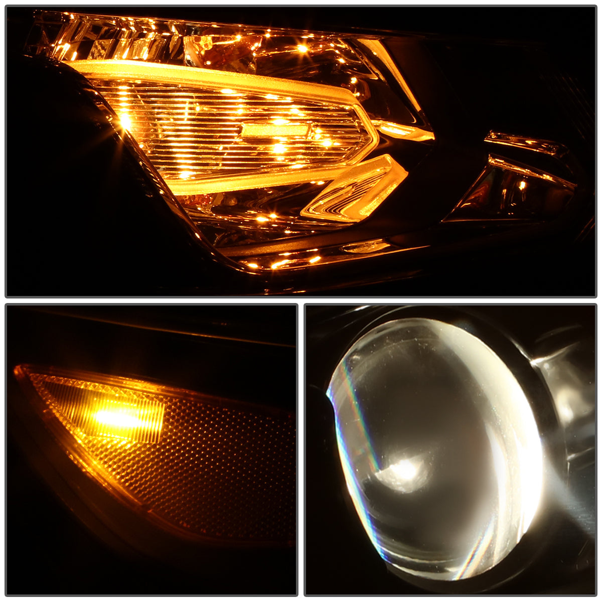 Factory Style Projector Headlight (Right) <br>16-18 Chevy Malibu