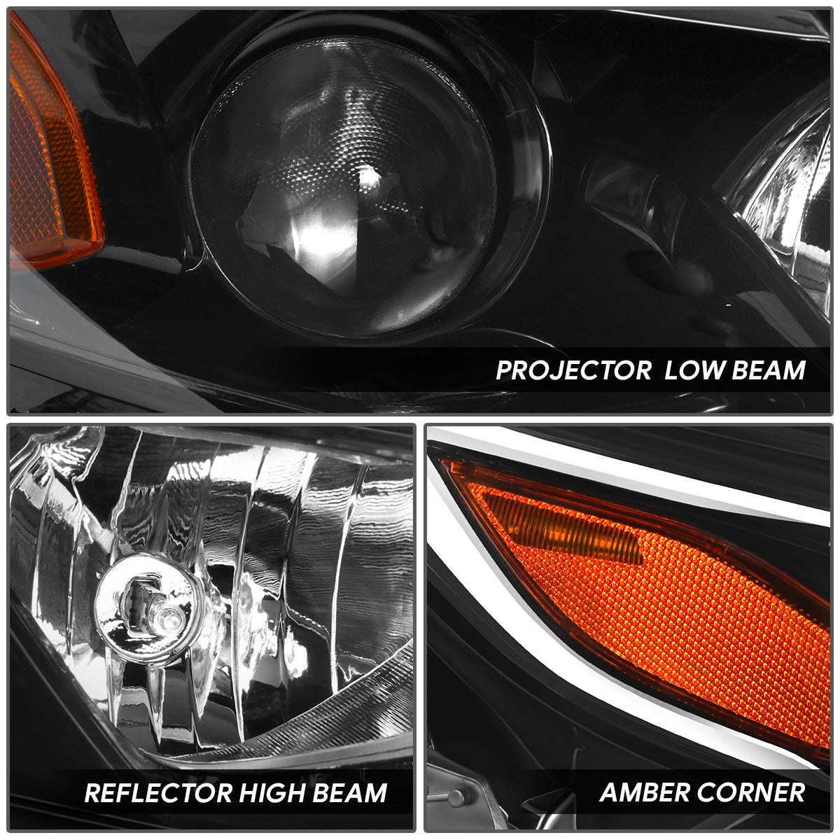 Factory Style Projector Headlight (Right) <br>19-22 Chevrolet Malibu