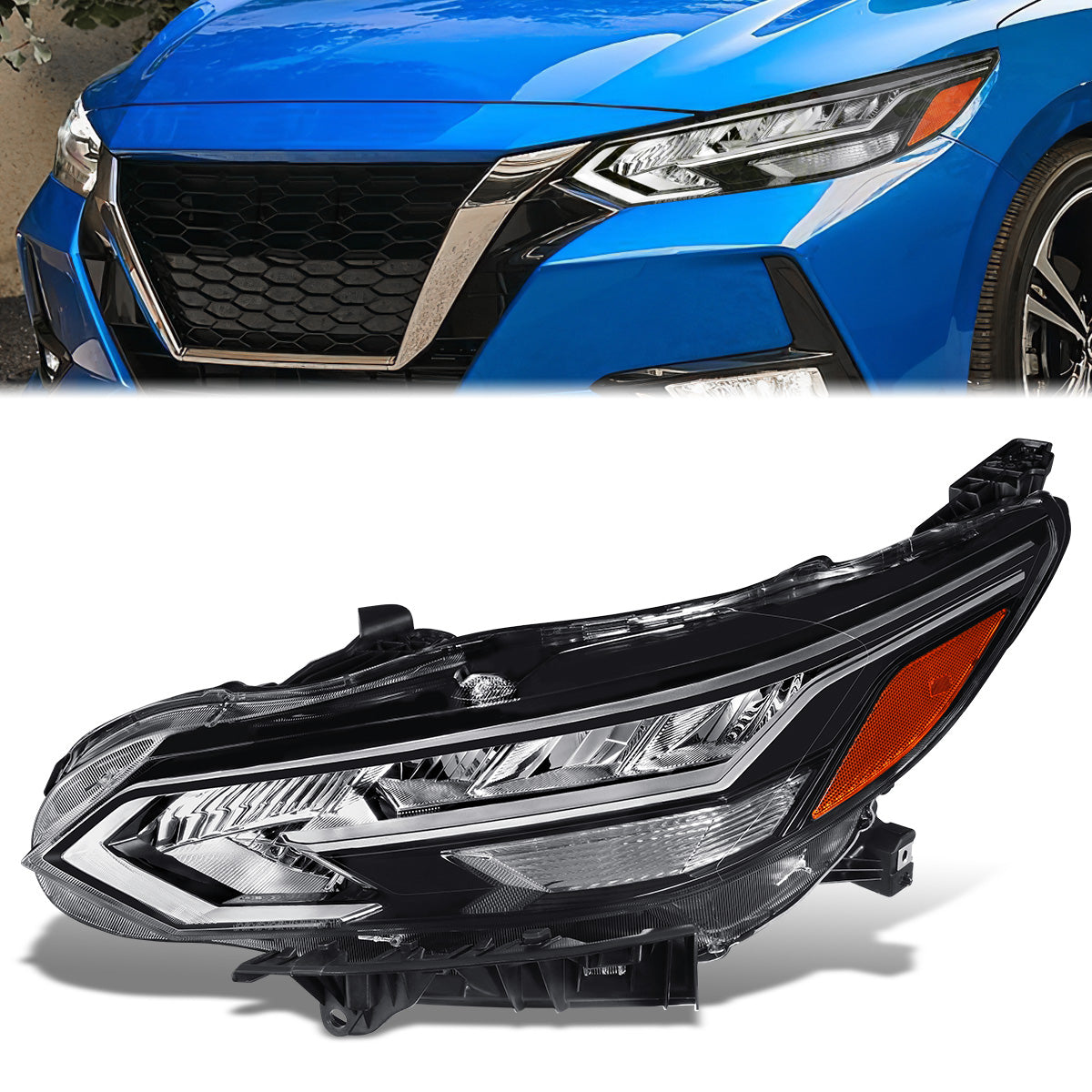 Factory Style LED Headlight (Left) <br>20-22 Nissan Sentra