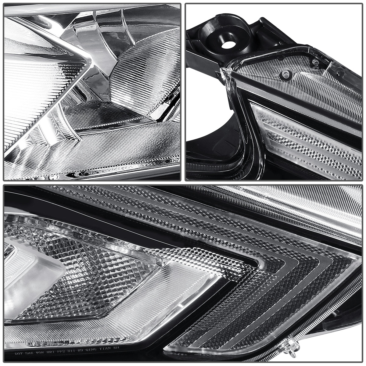 Factory Style Projector Headlight (Right) <br>16-18 Nissan Altima