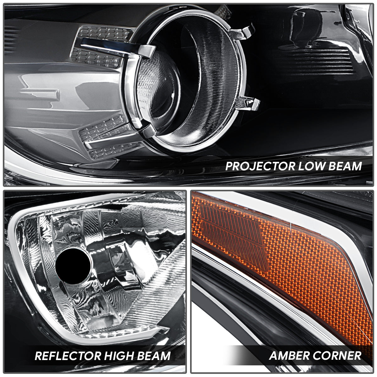 Factory Style Projector Headlight (Right) <br>19-21 Kia Forte Sedan