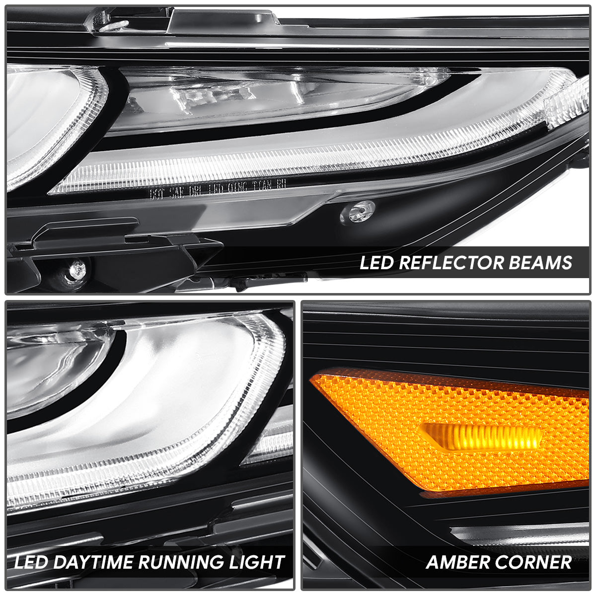 Factory Style LED DRL Headlight (Right) <br>19-20 Hyundai Santa Fe