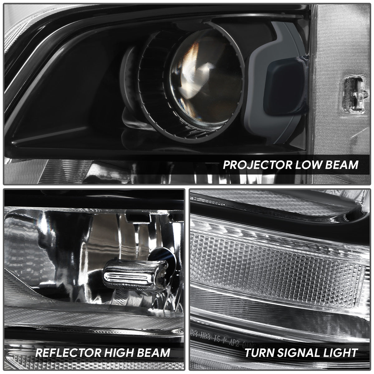 Factory Style Projector Headlight (Left) <br>19-20 Hyundai Santa Fe