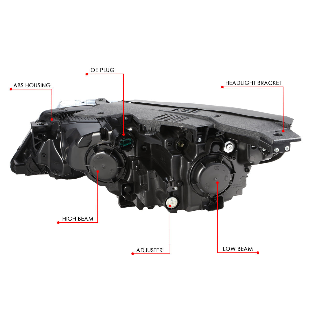 LED DRL Projector Headlight (Right) <br>19-20 Kia Optima