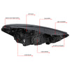 Factory Style Projector Headlight (Left) <br>19-21 Hyundai Tucson