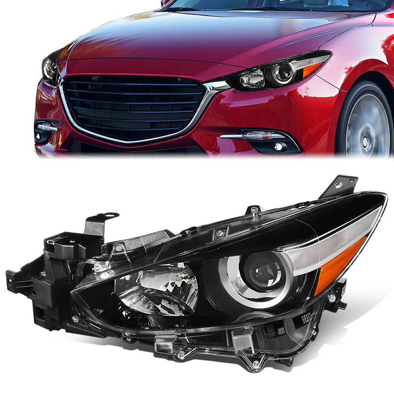 Factory Style Projector Headlight (Left) <br>17-18 Mazda 3