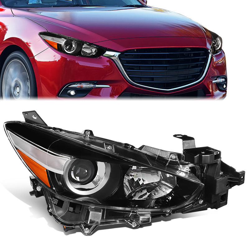 Factory Style Projector Headlight (Right) <br>17-18 Mazda 3