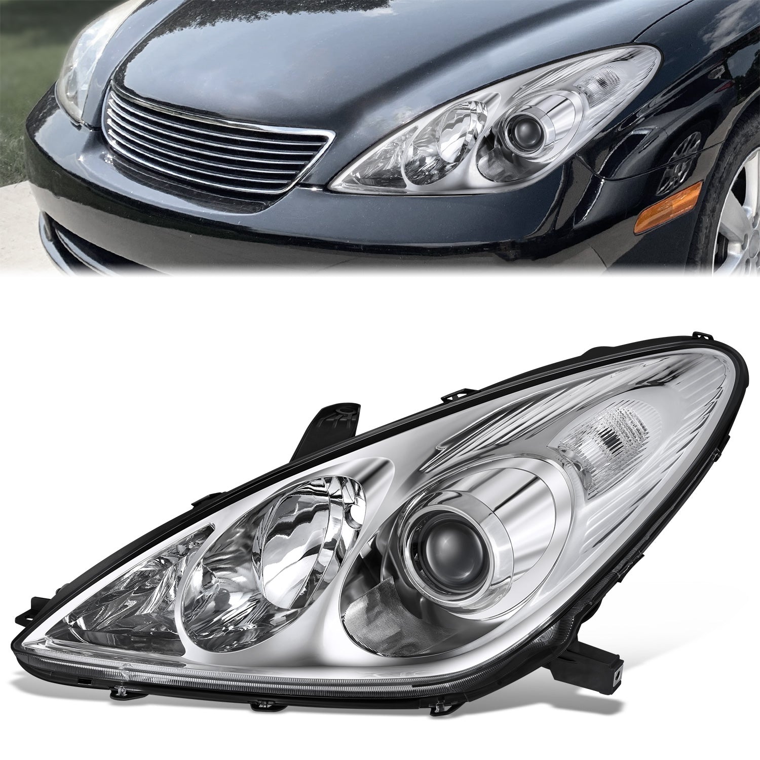 Factory Style Projector Headlight (Left) <br>05-06 Lexus Es330