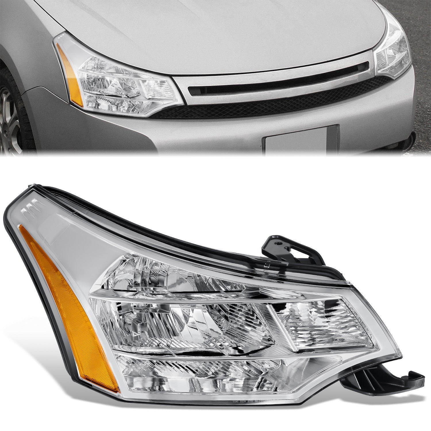 Factory Style Headlight (Right) <br>08-11 Ford Focus S SE SEL