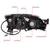 Factory Style Projector Headlight (Left) <br>08-11 Subaru Impreza