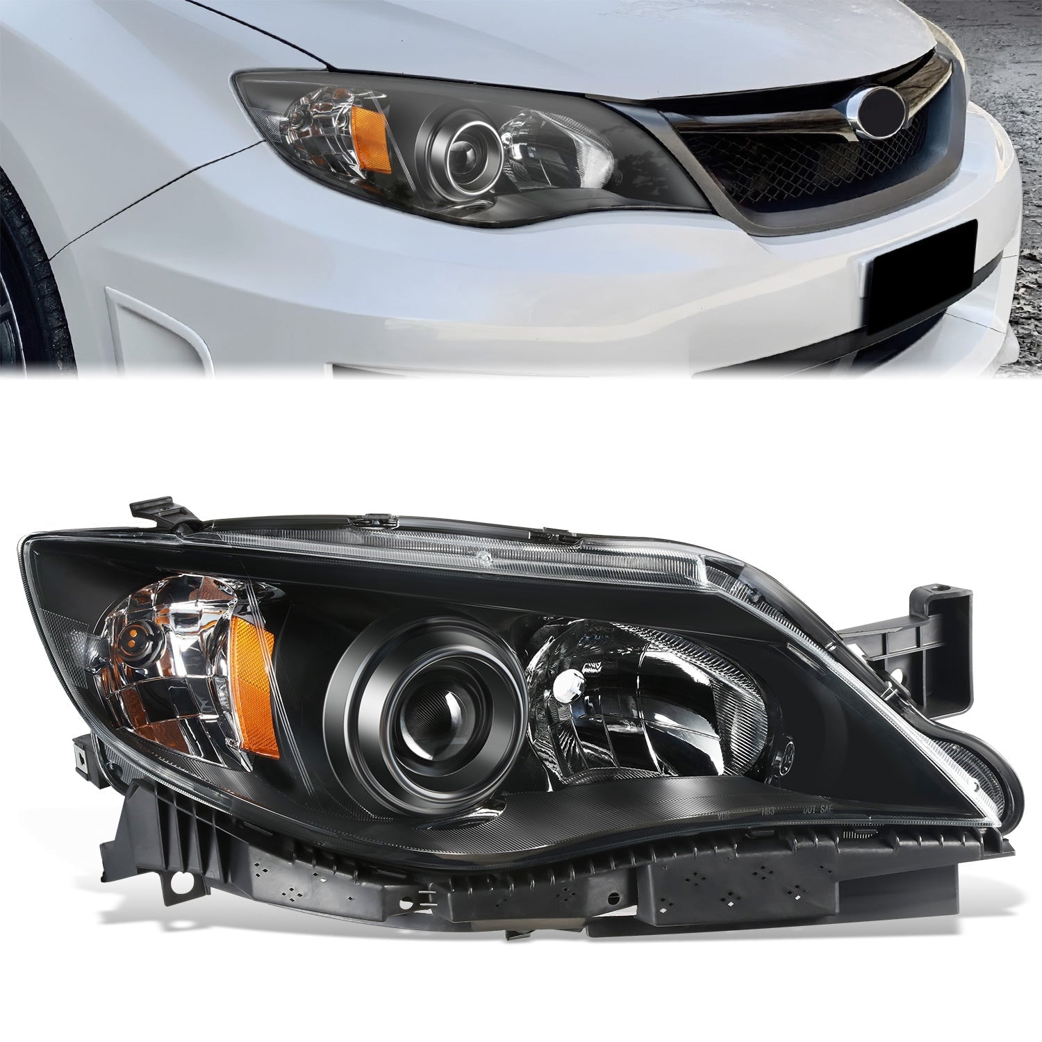 Factory Style Projector Headlight (Right) <br>08-11 Subaru Impreza